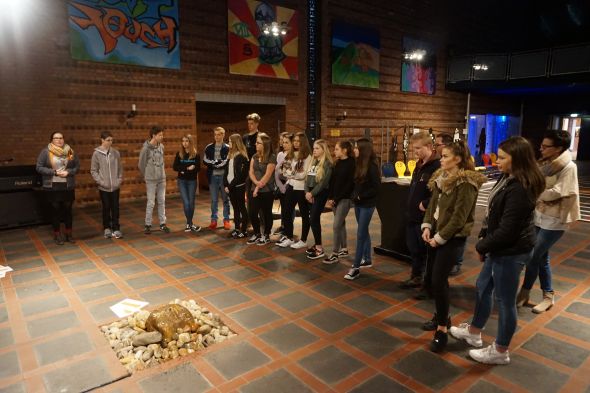 Besuch der Firmbewerber in der Jugendkirche Tabgha, Oberhausen