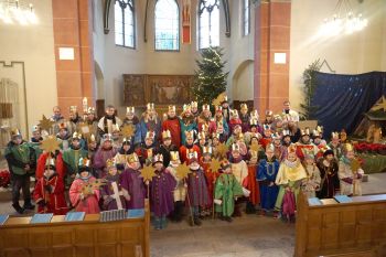 Die Sternsinger sind unterwegs!