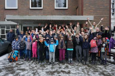 Pfadfinder hatten am Wochenende Spaß im Schnee