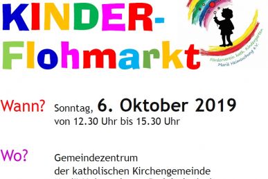 Kinderflohmarkt am 6. Oktober - Jetzt Tisch reservieren