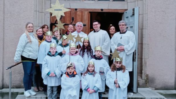 Die Sternsinger in St. Josef Nette 2024.