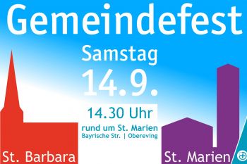 Gemeinden feiern gemeinsam: Gemeindefest St. Barbara & St. Marien