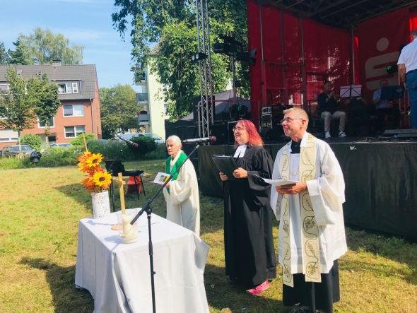 Ök. Gottesdienst zum Michaelisfest (Foto: Klaus Neuvians)