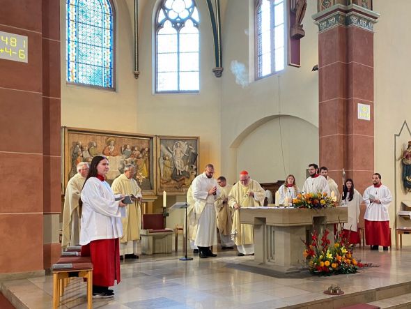 Festgottesdienst zum 75-jährigen Bestehen der Kommende Dortmund in St. Remigius Mengede.