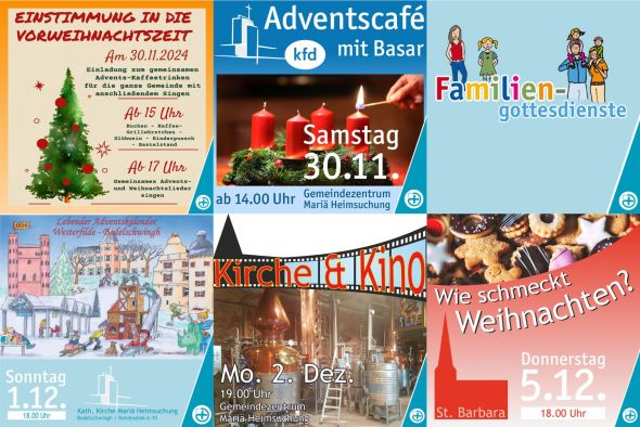 Veranstaltungen im Advent