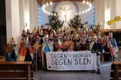 Sternsinger brachten den Segen und sammelten über 32.000 Euro